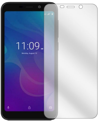 MeizuC9 Pro mit aufgebrachter dipos Displayschutzfolie, glasklare Darstellung ohne Einschränkungen