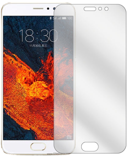 MeizuPro 6 Plus mit aufgebrachter dipos Displayschutzfolie, glasklare Darstellung ohne Einschränkungen