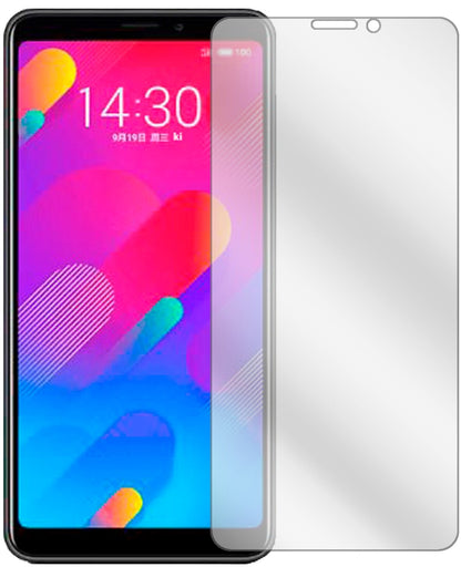 MeizuV8 pro mit aufgebrachter dipos Displayschutzfolie, glasklare Darstellung ohne Einschränkungen