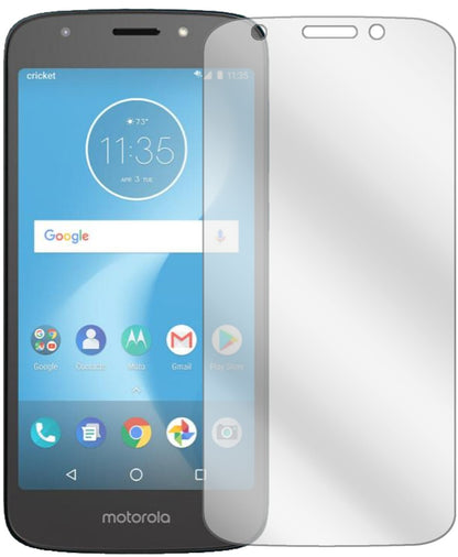 MotorolaMoto E5 Cruise mit aufgebrachter dipos Displayschutzfolie, glasklare Darstellung ohne Einschränkungen