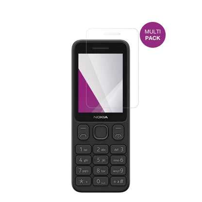 Nokia125 mit aufgebrachter dipos Displayschutzfolie, glasklare Darstellung ohne Einschränkungen