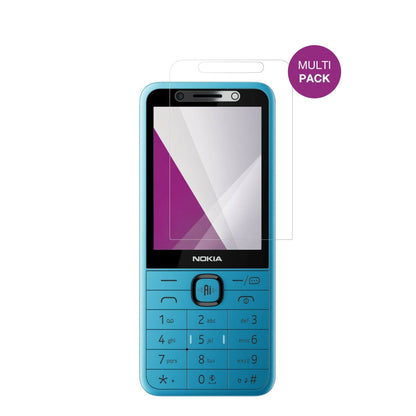 Nokia235 4G 2nd Edition mit aufgebrachter dipos Displayschutzfolie, glasklare Darstellung ohne Einschränkungen