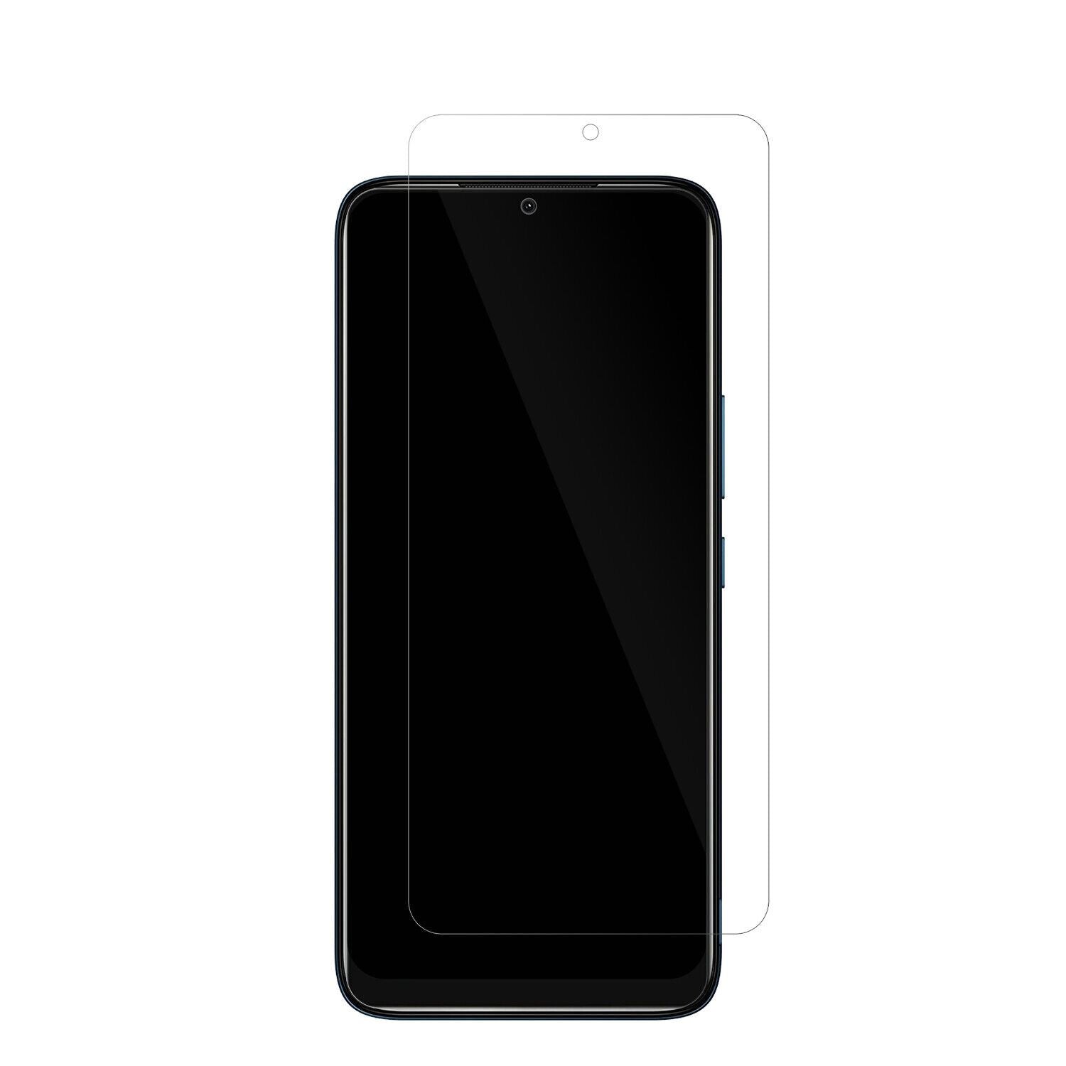 NokiaC12 mit aufgebrachter dipos Displayschutzfolie, glasklare Darstellung ohne Einschränkungen