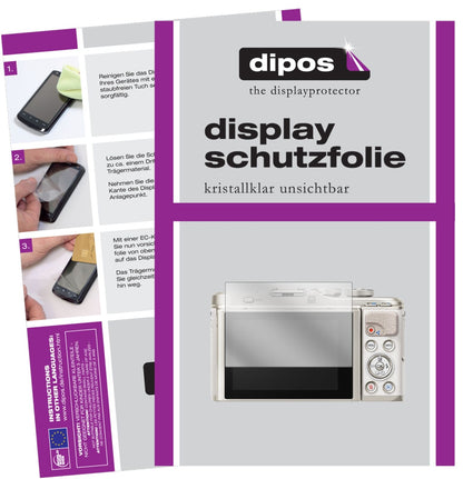OlympusPen E-PL9 mit aufgebrachter dipos Displayschutzfolie, glasklare Darstellung ohne Einschränkungen