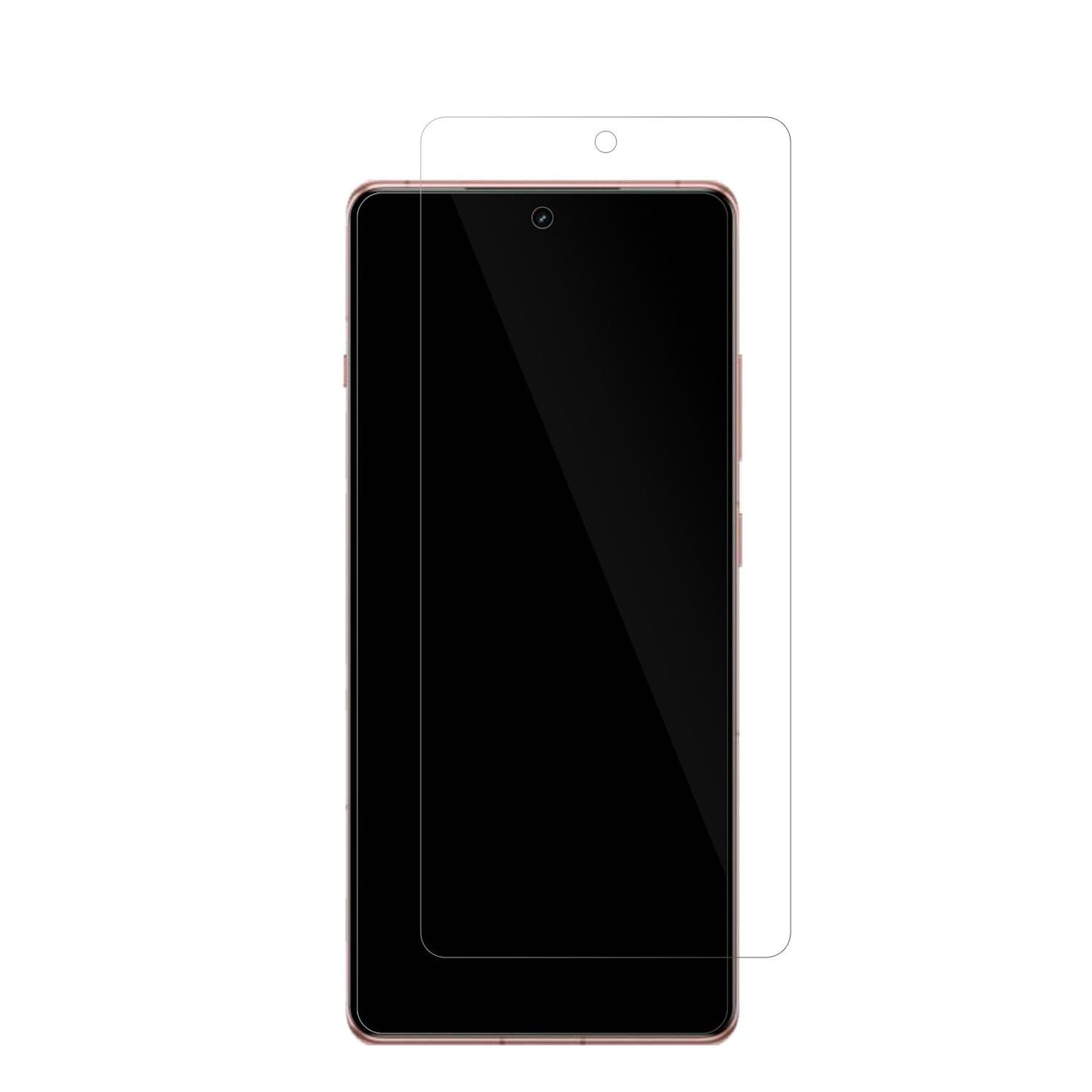 OnePlusAce3 mit aufgebrachter dipos Displayschutzfolie, glasklare Darstellung ohne Einschränkungen