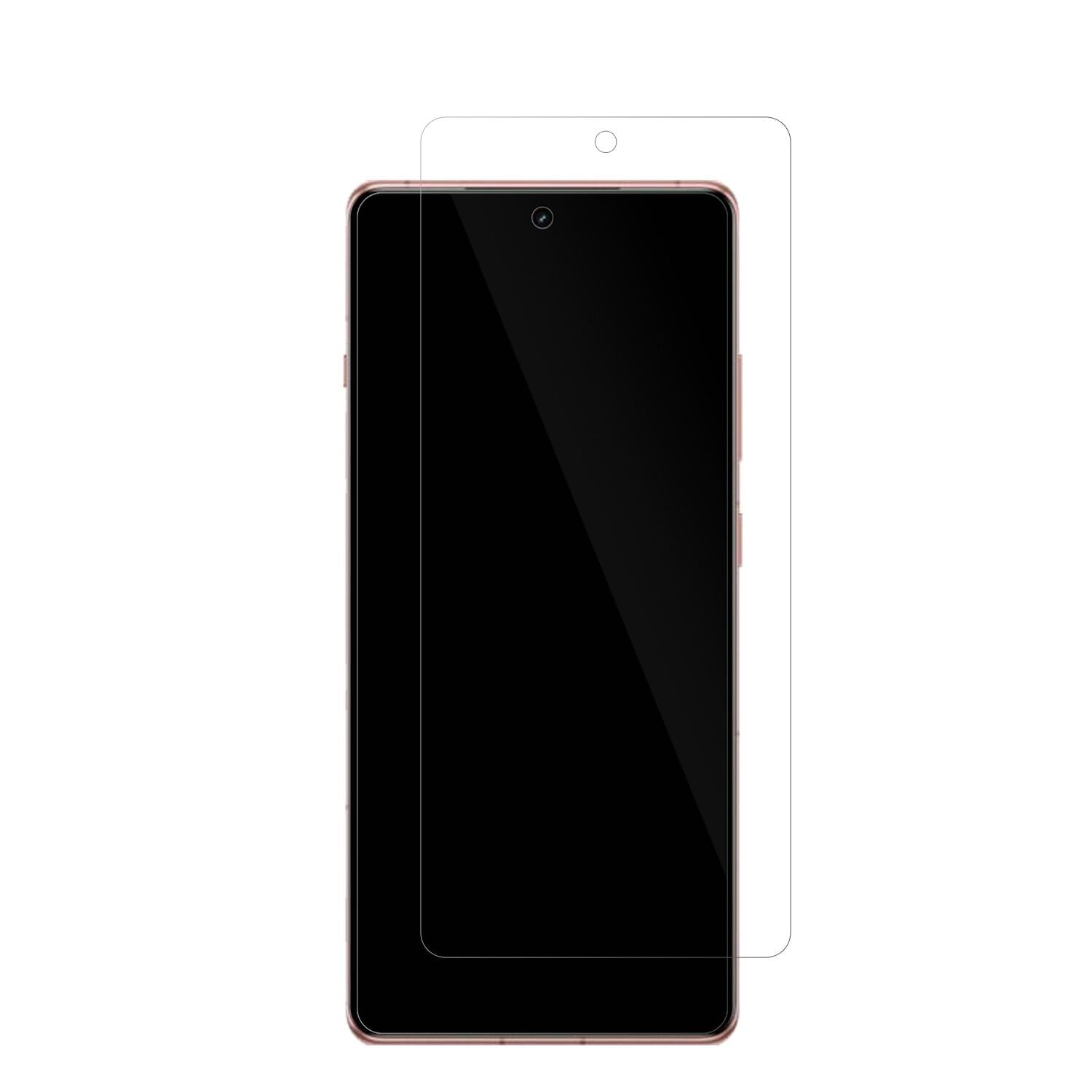 OnePlusAce3 mit aufgebrachter dipos Displayschutzfolie, glasklare Darstellung ohne Einschränkungen
