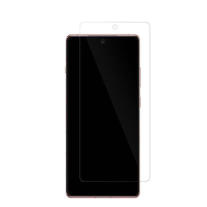OnePlusAce3 mit aufgebrachter dipos Displayschutzfolie, glasklare Darstellung ohne Einschränkungen