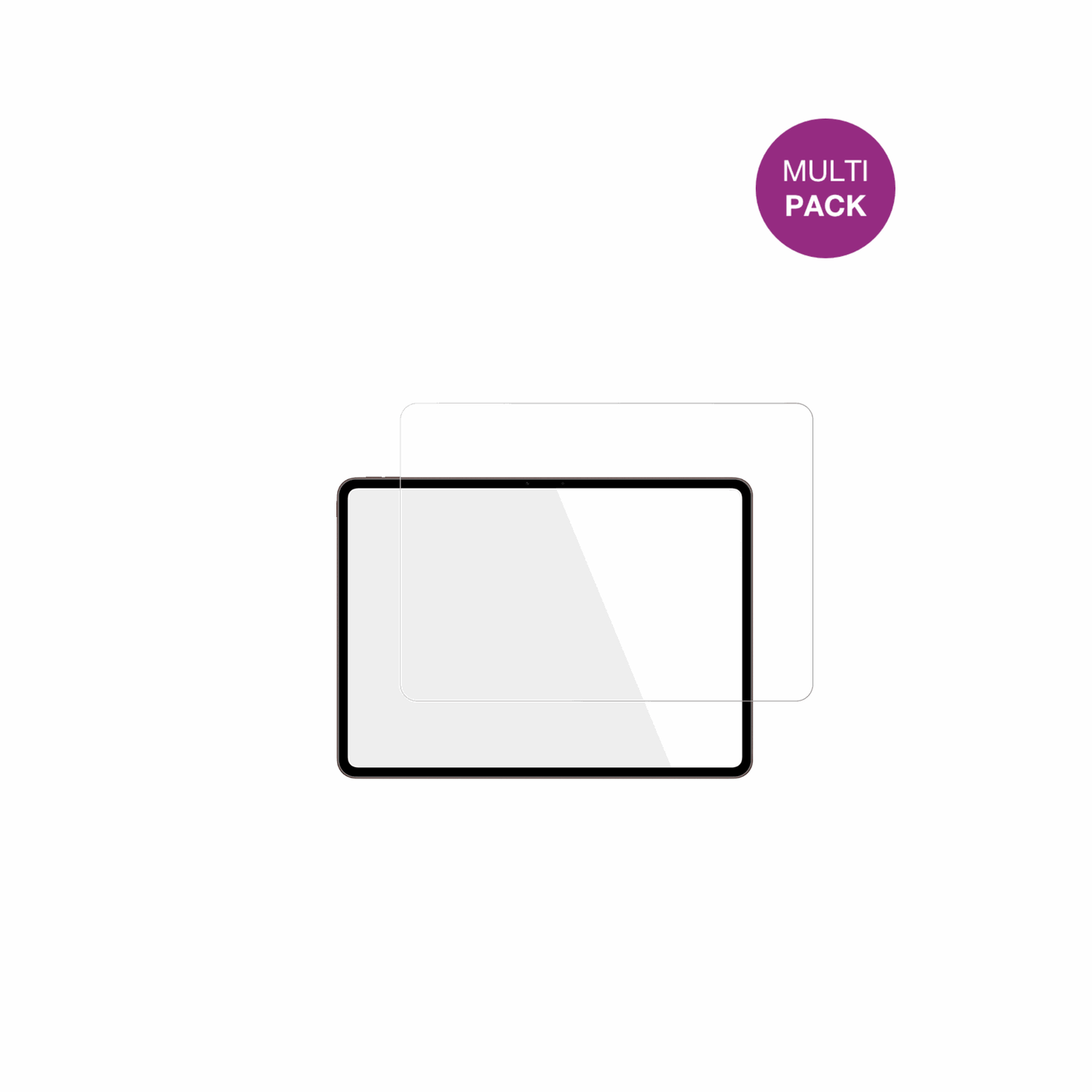 OnePlusPad 4 mit aufgebrachter dipos Displayschutzfolie, glasklare Darstellung ohne Einschränkungen