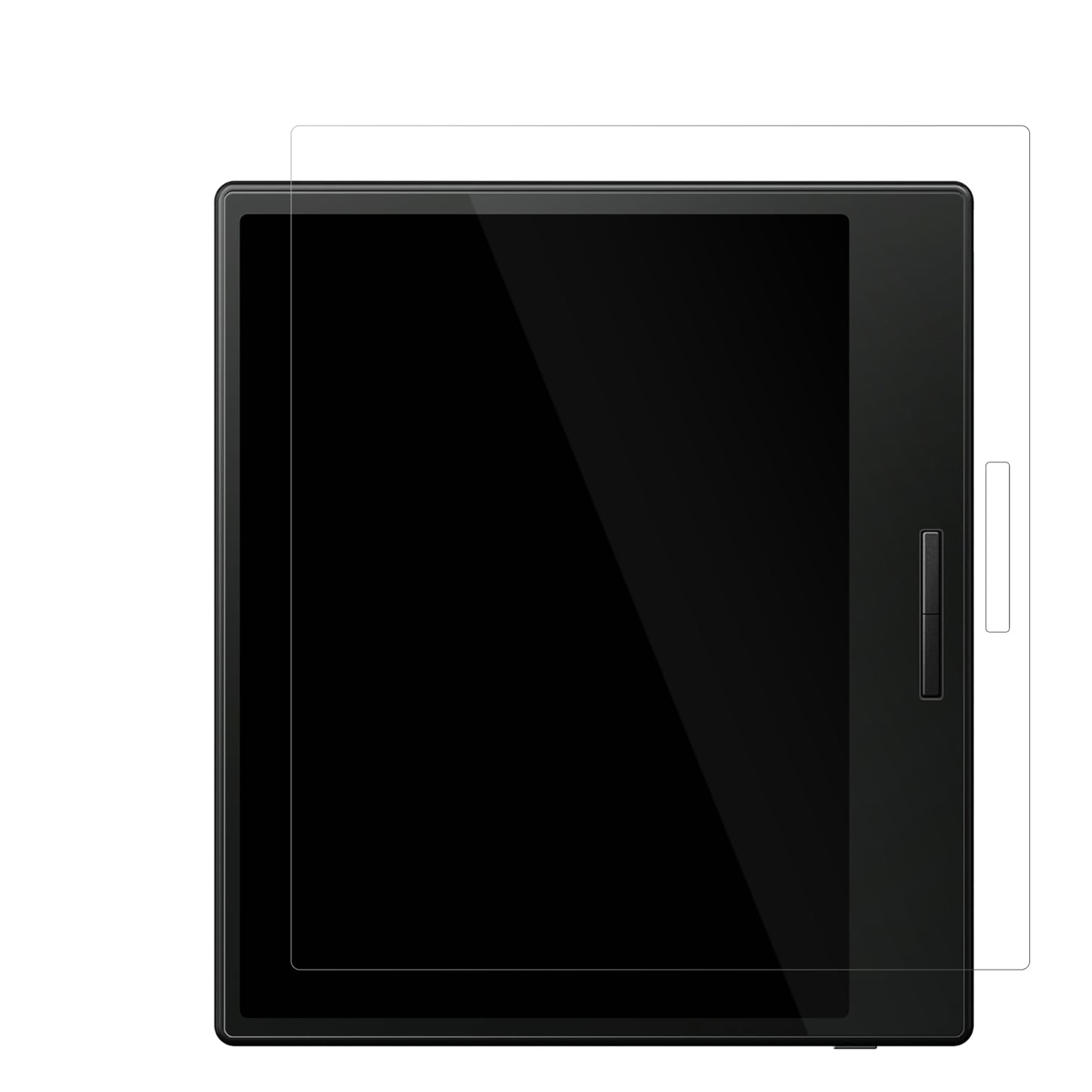 OnyxBoox Go Color 7 mit aufgebrachter dipos Displayschutzfolie, glasklare Darstellung ohne Einschränkungen