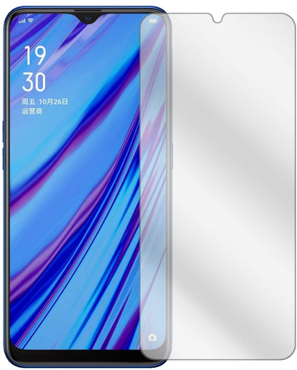 OppoA9 mit aufgebrachter dipos Displayschutzfolie, glasklare Darstellung ohne Einschränkungen