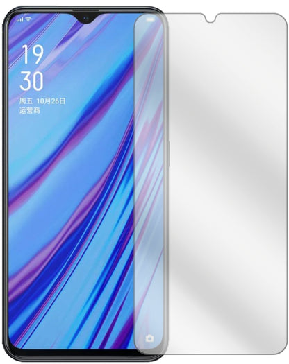 OppoA9x mit aufgebrachter dipos Displayschutzfolie, glasklare Darstellung ohne Einschränkungen