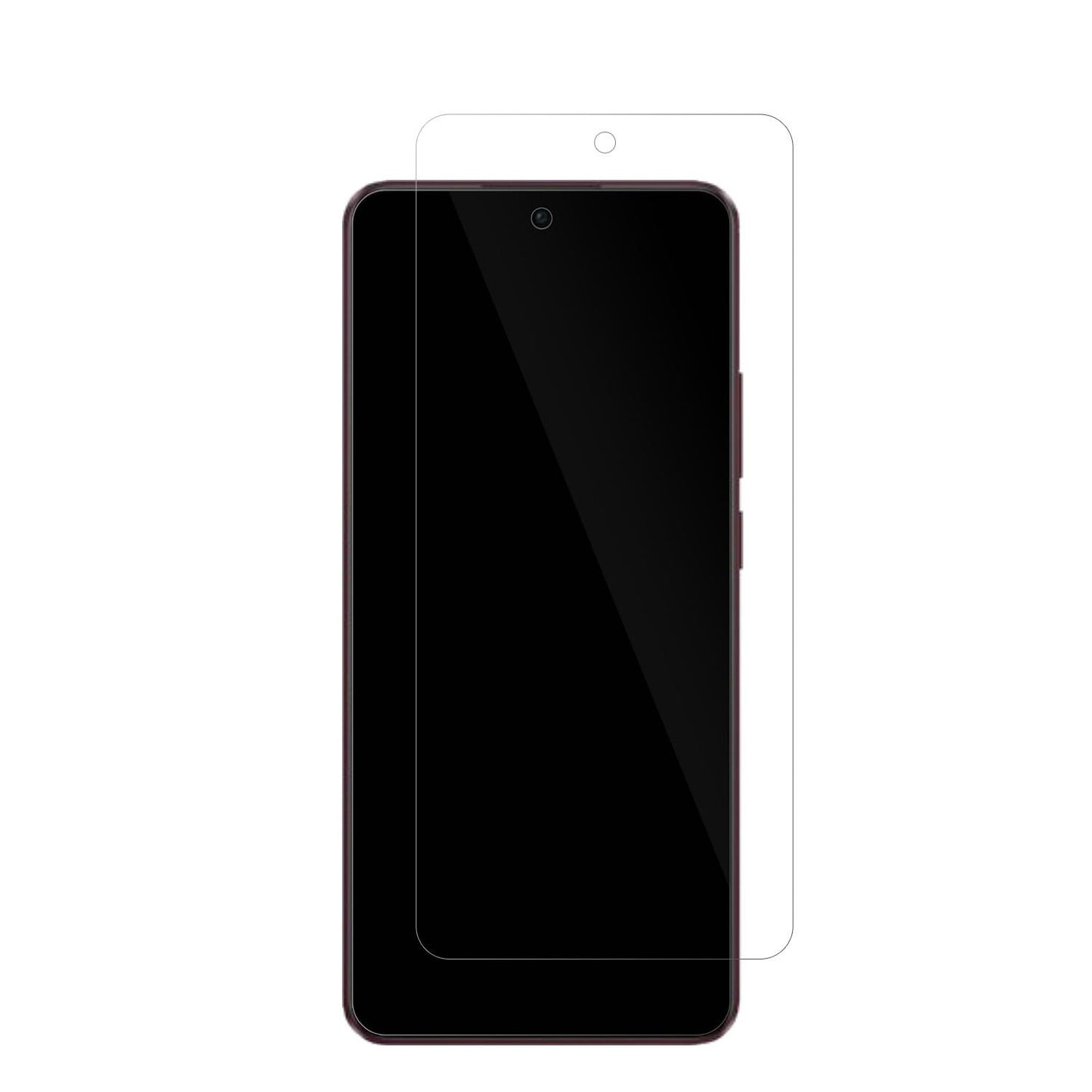 OppoF25 Pro mit aufgebrachter dipos Displayschutzfolie, glasklare Darstellung ohne Einschränkungen