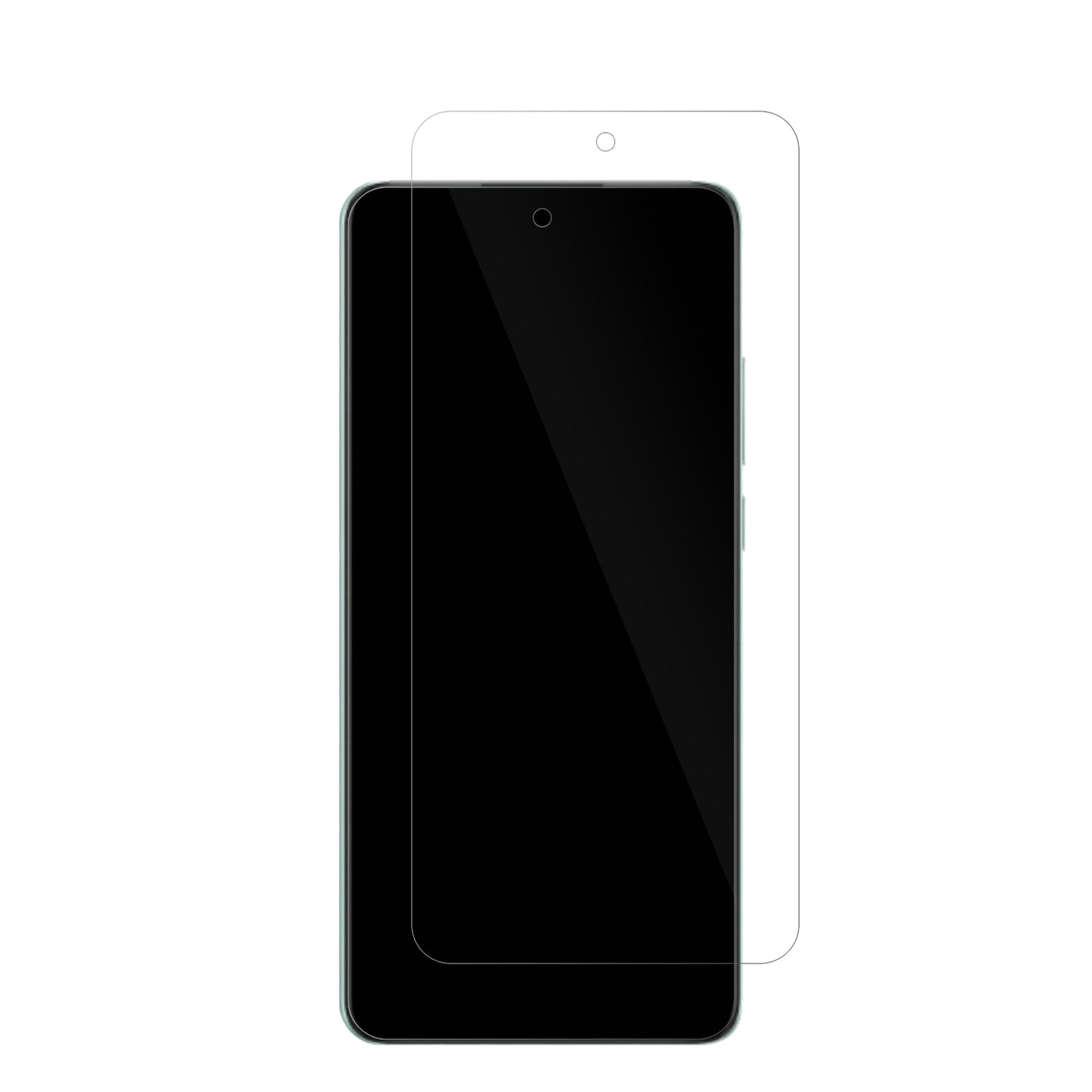 OppoK12 Plus mit aufgebrachter dipos Displayschutzfolie, glasklare Darstellung ohne Einschränkungen