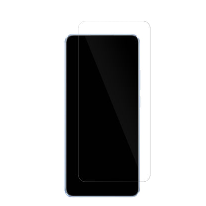 OppoReno 11F 5G mit aufgebrachter dipos Displayschutzfolie, glasklare Darstellung ohne Einschränkungen