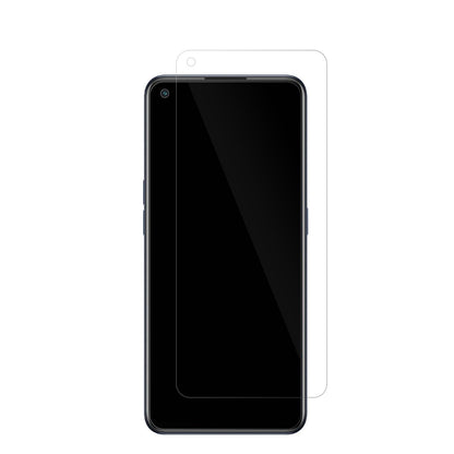 OppoReno 7 5G mit aufgebrachter dipos Displayschutzfolie, glasklare Darstellung ohne Einschränkungen