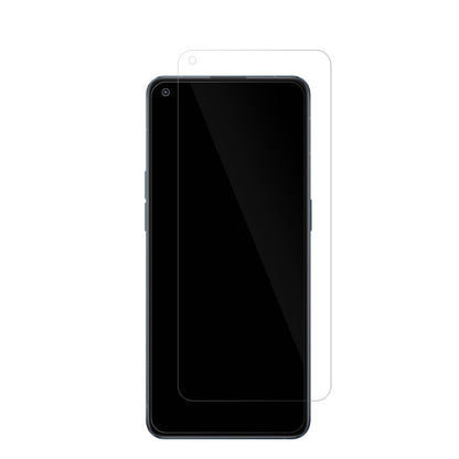 OPPOReno6 4G mit aufgebrachter dipos Displayschutzfolie, glasklare Darstellung ohne Einschränkungen
