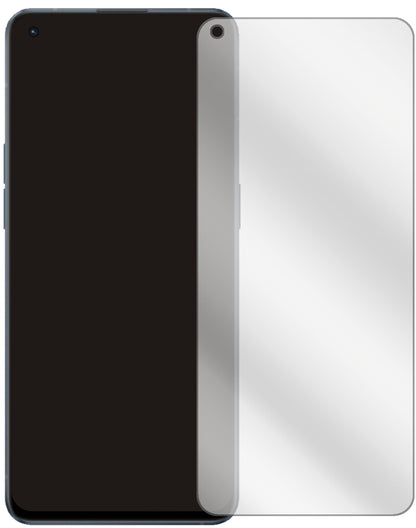 OppoReno 6 5G mit aufgebrachter dipos Displayschutzfolie, glasklare Darstellung ohne Einschränkungen