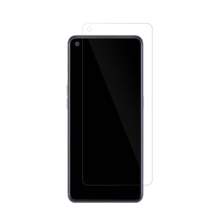 OppoReno6 Lite mit aufgebrachter dipos Displayschutzfolie, glasklare Darstellung ohne Einschränkungen