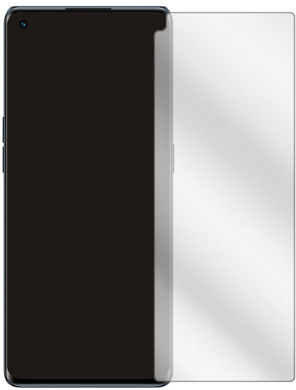 OppoReno6 Pro mit aufgebrachter dipos Displayschutzfolie, glasklare Darstellung ohne Einschränkungen