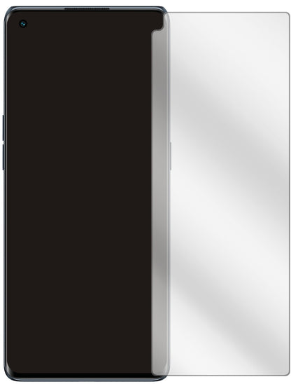 OppoReno6 Pro Plus mit aufgebrachter dipos Displayschutzfolie, glasklare Darstellung ohne Einschränkungen