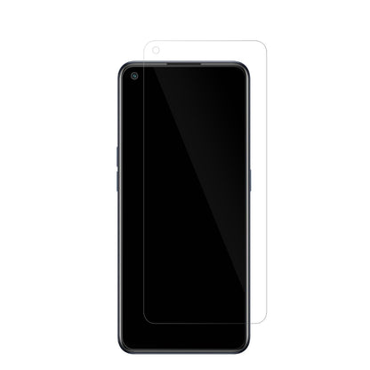 OPPOReno7 4G mit aufgebrachter dipos Displayschutzfolie, glasklare Darstellung ohne Einschränkungen