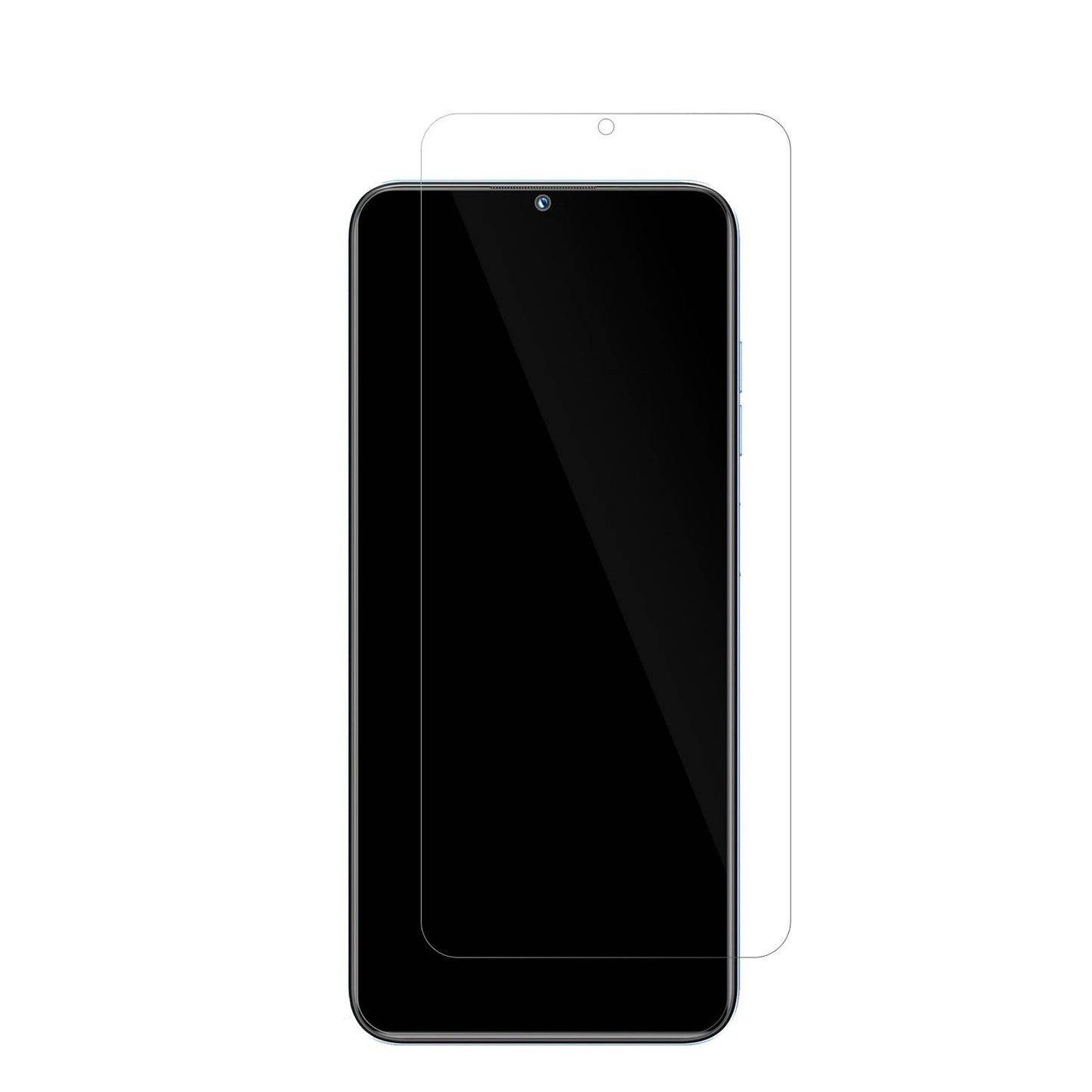 OukitelC36 mit aufgebrachter dipos Displayschutzfolie, glasklare Darstellung ohne Einschränkungen