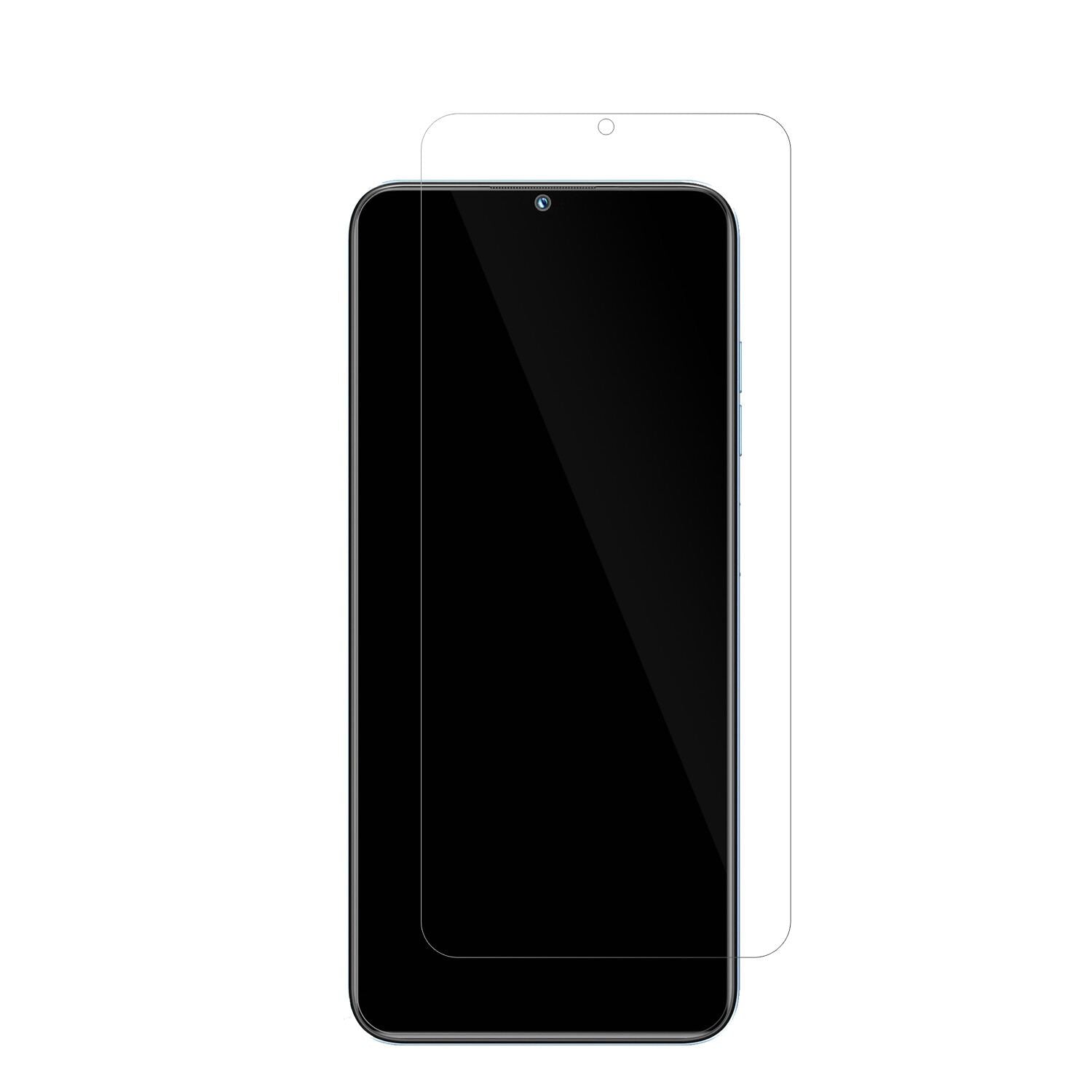 OukitelC36 mit aufgebrachter dipos Displayschutzfolie, glasklare Darstellung ohne Einschränkungen