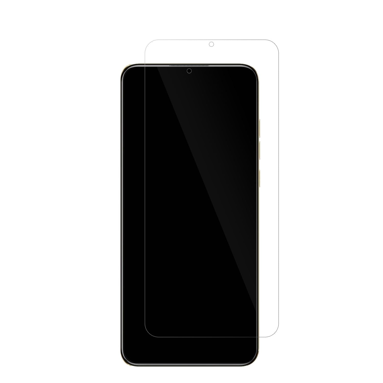 OukitelC57 mit aufgebrachter dipos Displayschutzfolie, glasklare Darstellung ohne Einschränkungen
