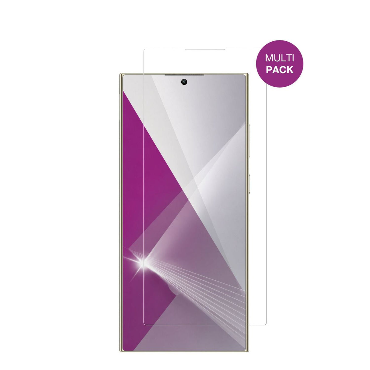 OukitelC72 mit aufgebrachter dipos Displayschutzfolie, glasklare Darstellung ohne Einschränkungen