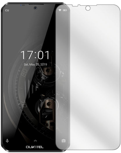 OukitelK12 mit aufgebrachter dipos Displayschutzfolie, glasklare Darstellung ohne Einschränkungen