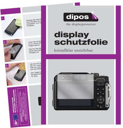 PanasonicLumix DC-FT7 mit aufgebrachter dipos Displayschutzfolie, glasklare Darstellung ohne Einschränkungen