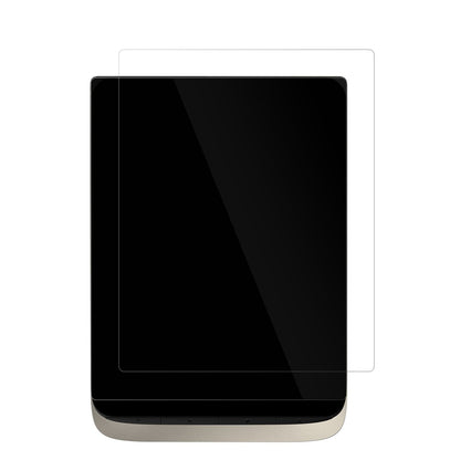 PocketBookInkPad Color 3 mit aufgebrachter dipos Displayschutzfolie, glasklare Darstellung ohne Einschränkungen