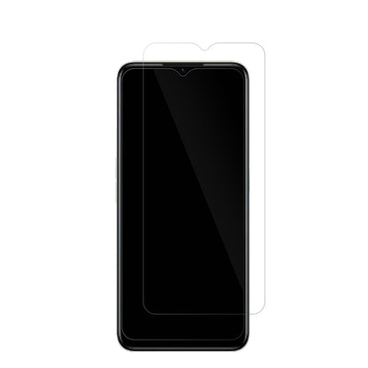 RealmeC35 mit aufgebrachter dipos Displayschutzfolie, glasklare Darstellung ohne Einschränkungen