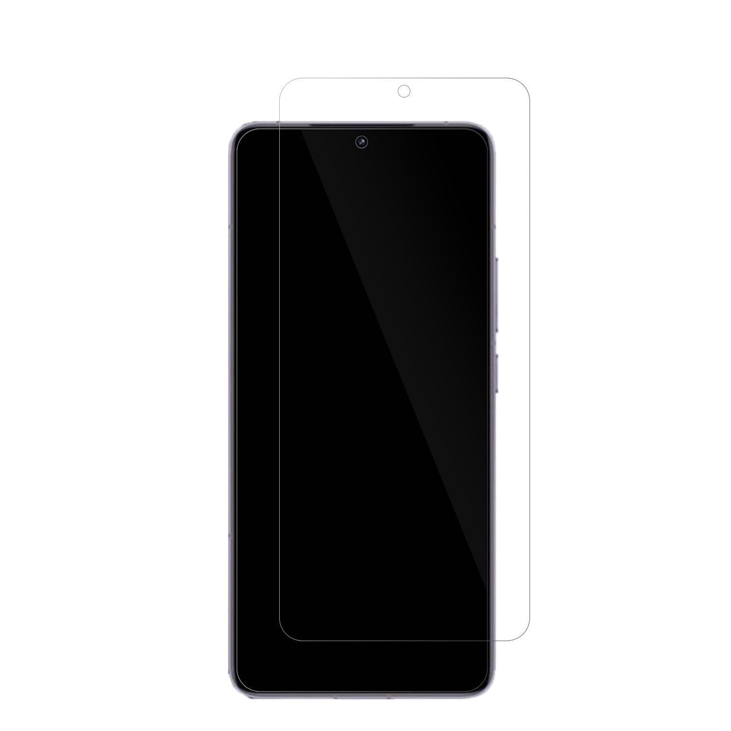 RedmiK70 mit aufgebrachter dipos Displayschutzfolie, glasklare Darstellung ohne Einschränkungen