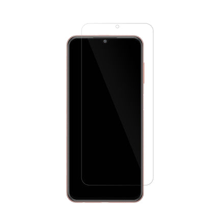 SamsungGalaxy M13 4G mit aufgebrachter dipos Displayschutzfolie, glasklare Darstellung ohne Einschränkungen