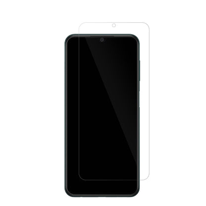 SamsungGalaxy M13 5G mit aufgebrachter dipos Displayschutzfolie, glasklare Darstellung ohne Einschränkungen