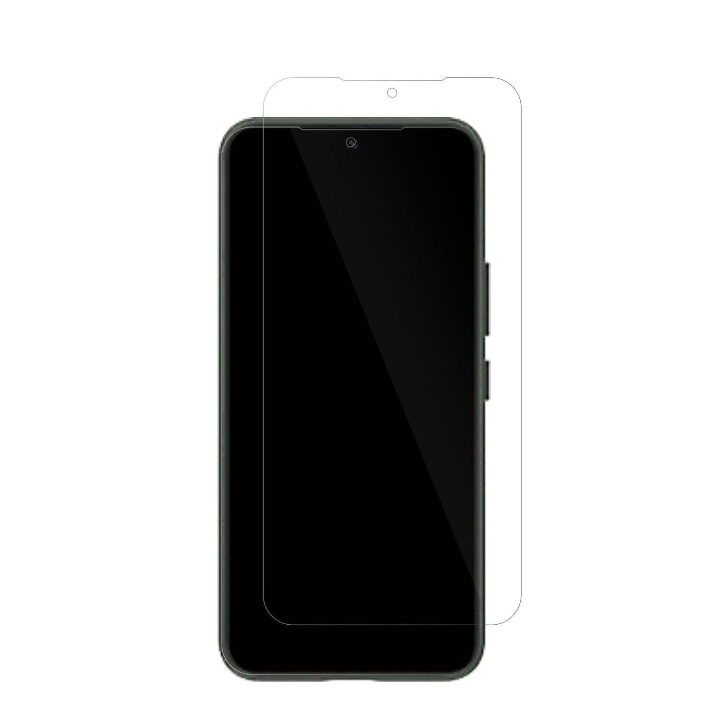 SamsungGalaxy S23 mit aufgebrachter dipos Displayschutzfolie, glasklare Darstellung ohne Einschränkungen