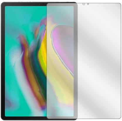 SamsungGalaxy Tab A 10.1 (2019) mit aufgebrachter dipos Displayschutzfolie, glasklare Darstellung ohne Einschränkungen