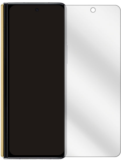 SamsungGalaxy W22 mit aufgebrachter dipos Displayschutzfolie, glasklare Darstellung ohne Einschränkungen