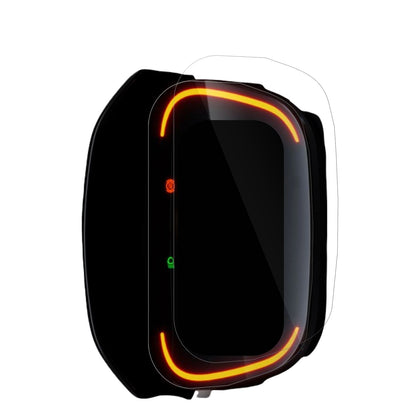 SegwayE110 mit aufgebrachter dipos Displayschutzfolie, glasklare Darstellung ohne Einschränkungen