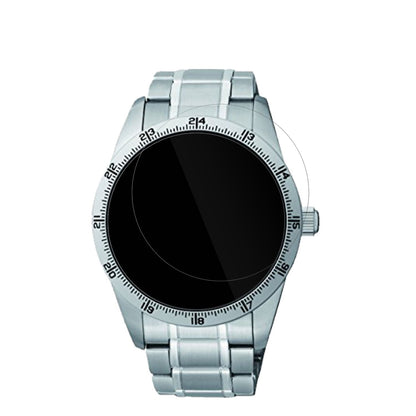 Seiko5 Sports SRP513K1 mit aufgebrachter dipos Displayschutzfolie, glasklare Darstellung ohne Einschränkungen