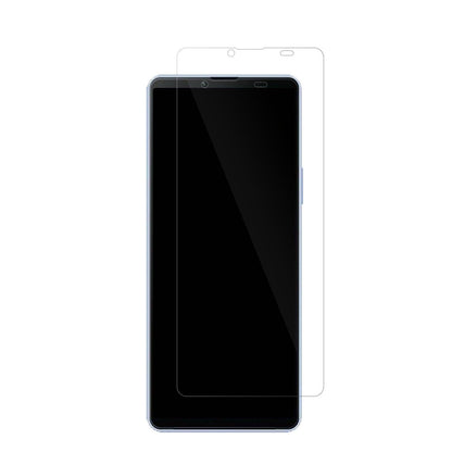 SonyXperia 10 V mit aufgebrachter dipos Displayschutzfolie, glasklare Darstellung ohne Einschränkungen