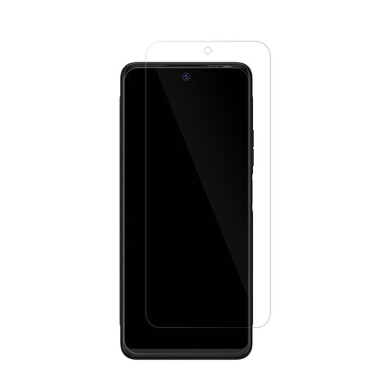 TecnoPova 3 mit aufgebrachter dipos Displayschutzfolie, glasklare Darstellung ohne Einschränkungen