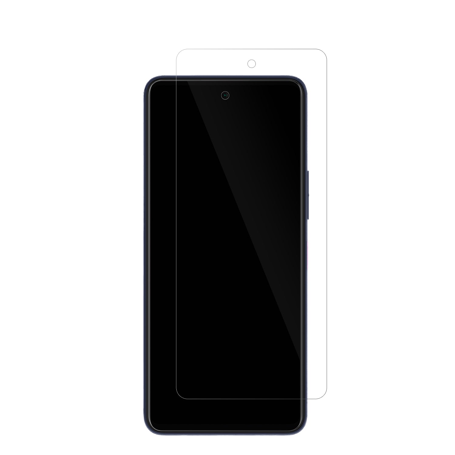 TelekomT Phone 2 Pro mit aufgebrachter dipos Displayschutzfolie, glasklare Darstellung ohne Einschränkungen