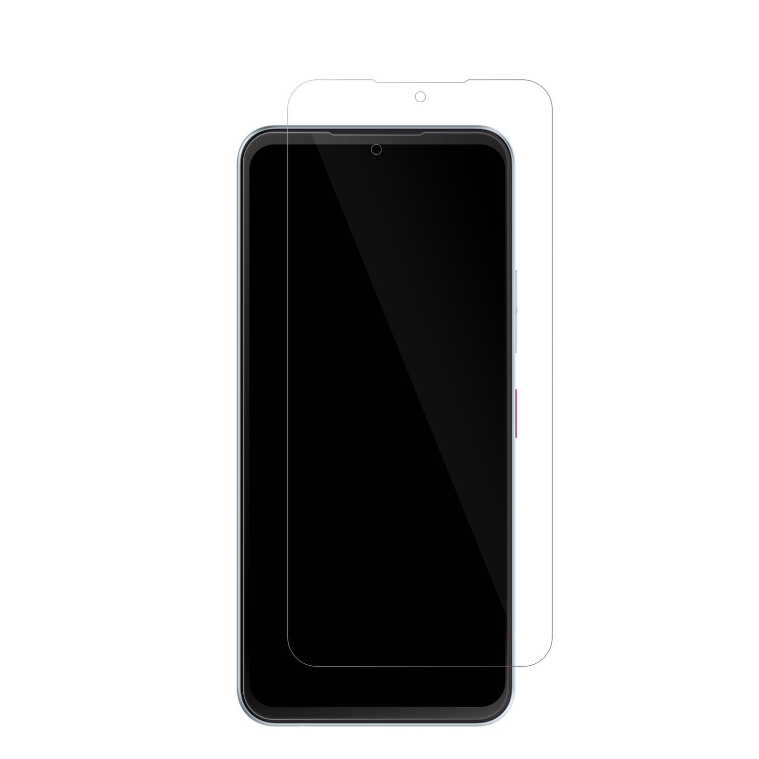TelekomT Phone 3 5G mit aufgebrachter dipos Displayschutzfolie, glasklare Darstellung ohne Einschränkungen