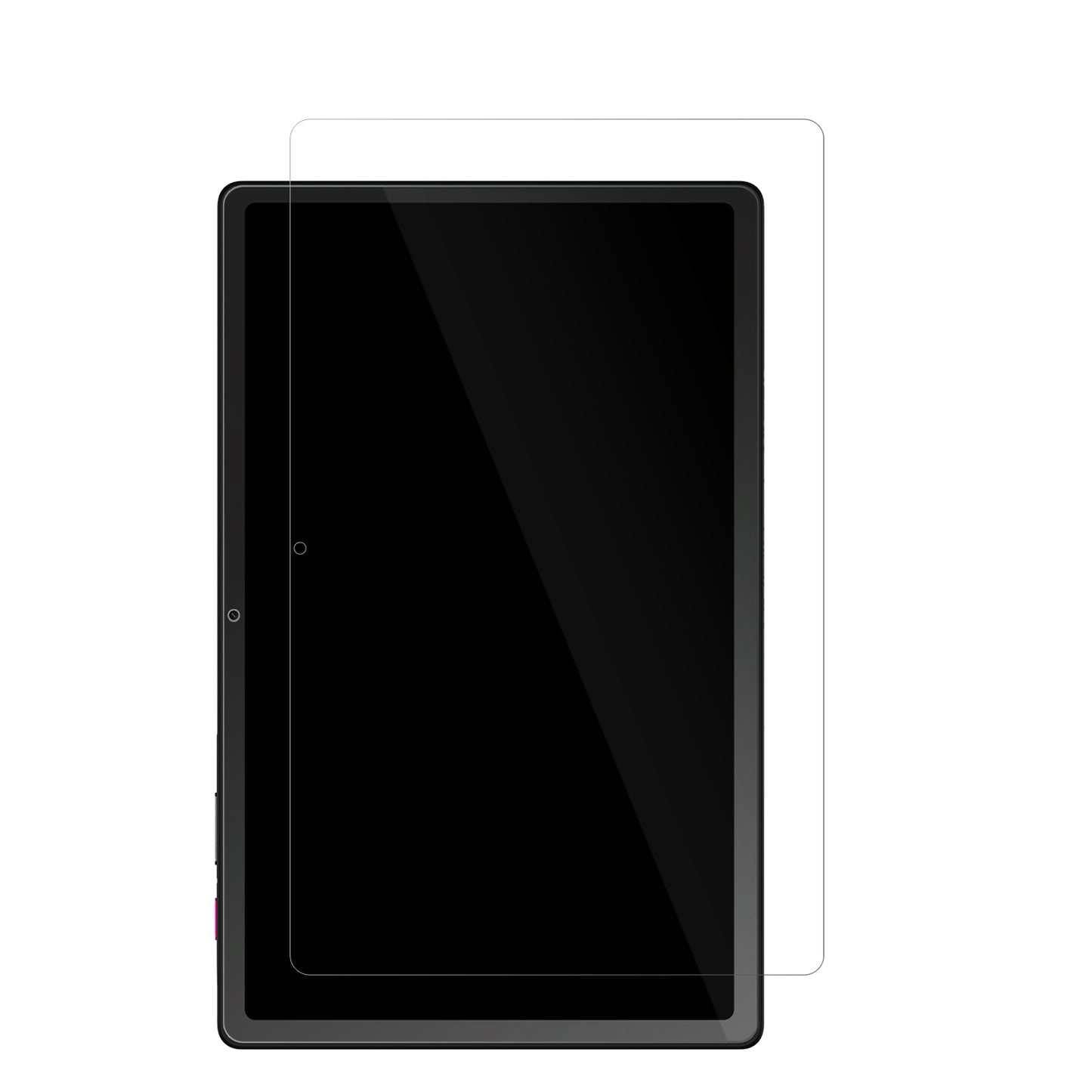 TelekomT Tablet mit aufgebrachter dipos Displayschutzfolie, glasklare Darstellung ohne Einschränkungen