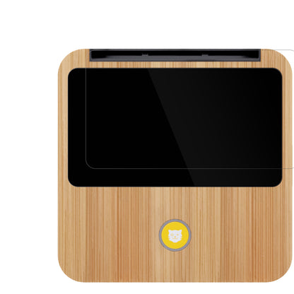 TigerboxTouch / Touch Plus mit aufgebrachter dipos Displayschutzfolie, glasklare Darstellung ohne Einschränkungen