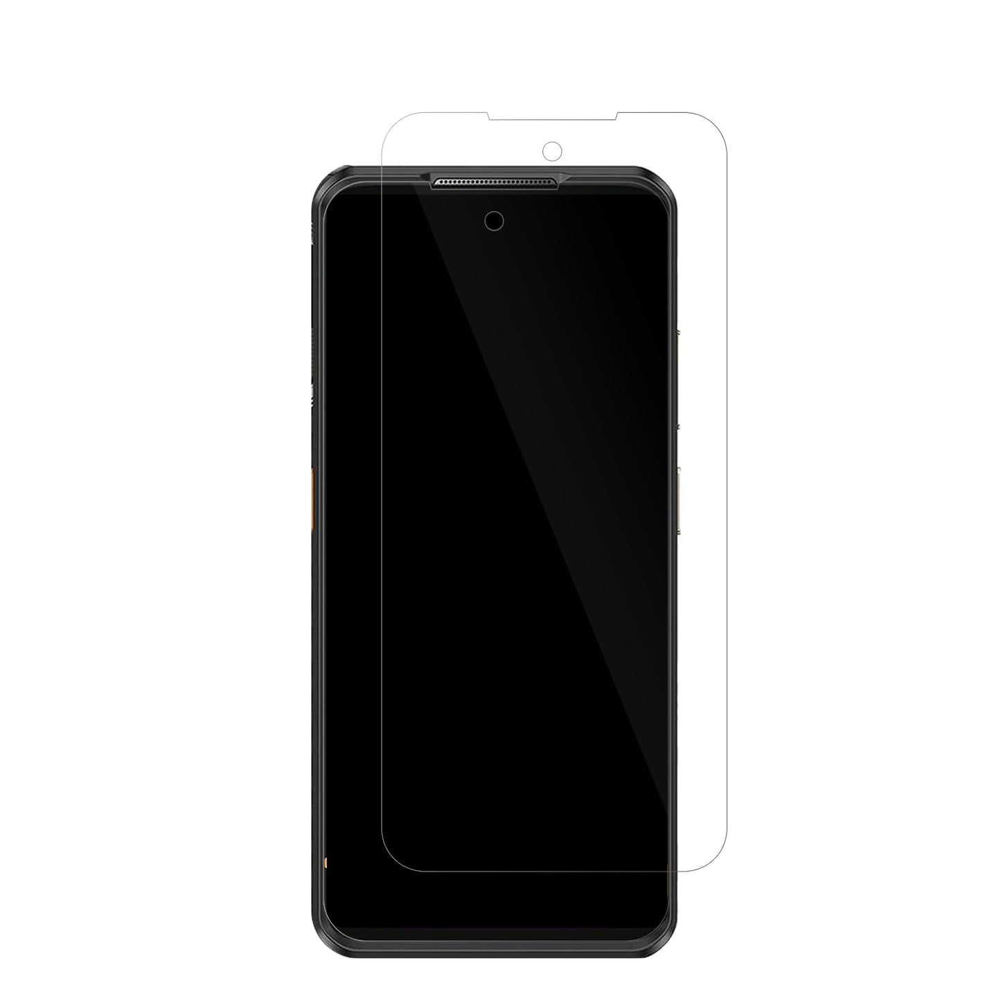 UlefoneArmor 25T Pro mit aufgebrachter dipos Displayschutzfolie, glasklare Darstellung ohne Einschränkungen