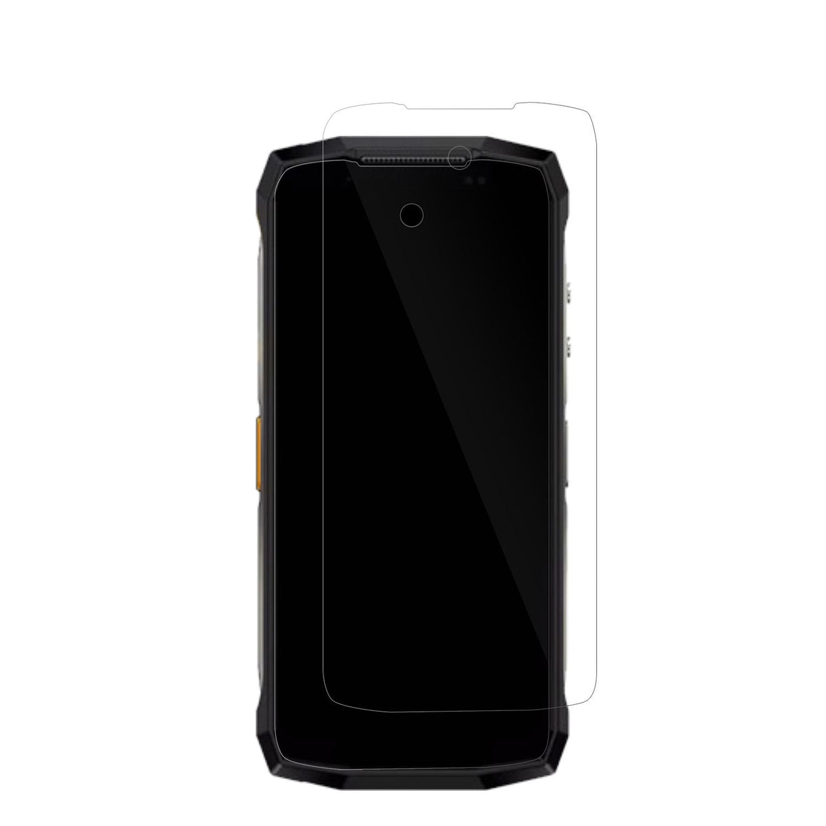UlefoneArmor Mini 20 4G mit aufgebrachter dipos Displayschutzfolie, glasklare Darstellung ohne Einschränkungen