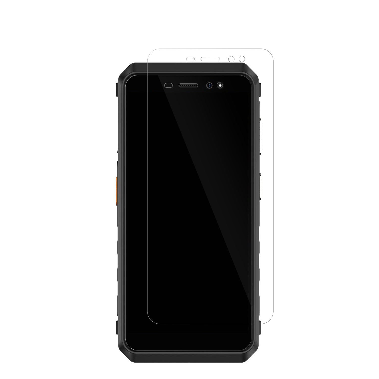 UlefonePower Armor X11 mit aufgebrachter dipos Displayschutzfolie, glasklare Darstellung ohne Einschränkungen